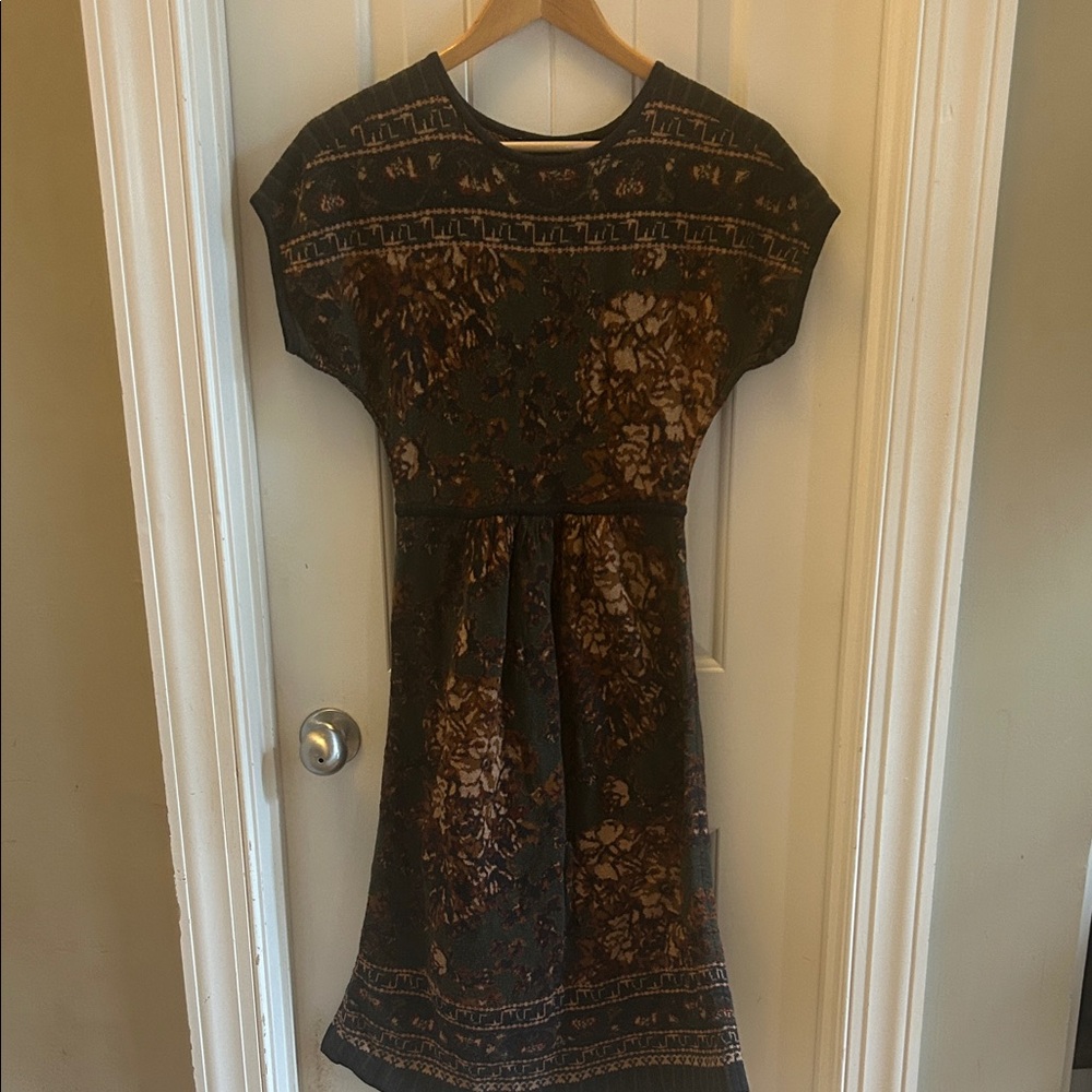 Peruvian Connection floral Midi Dress